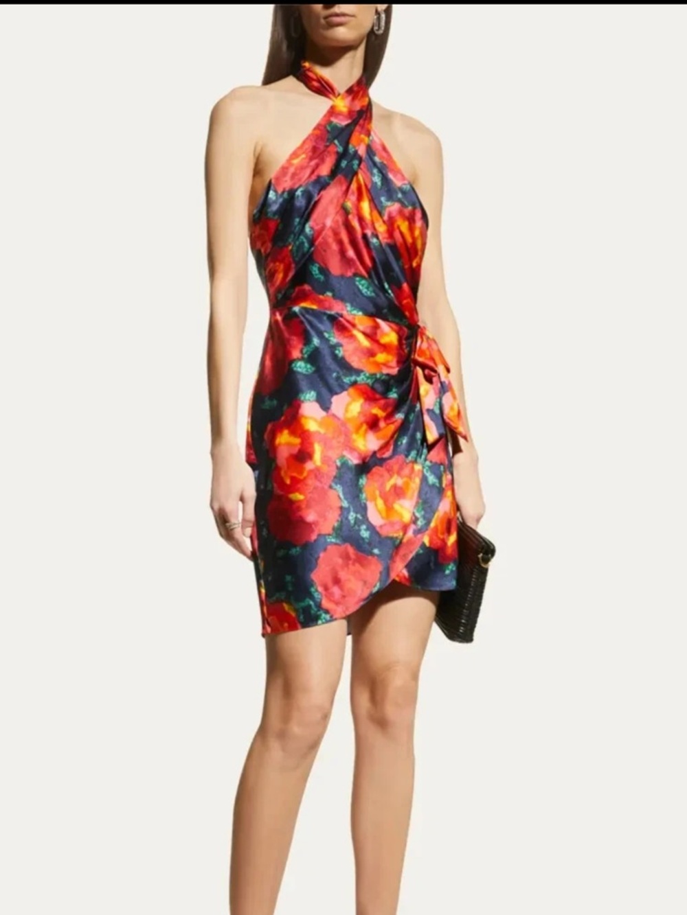 NWT Cinq a Sept Floral Silk Dress